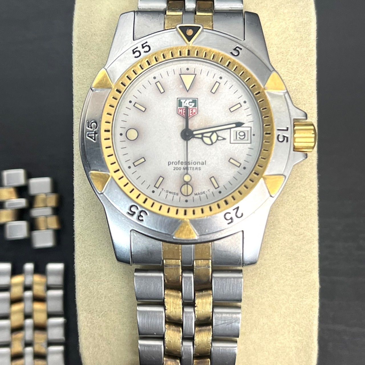 ☆稼働品☆TAGHEUER タグホイヤー プロフェッショナル200 955713D QZ 腕時計 メンズ - メルカリ