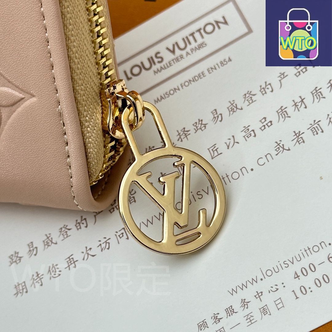 LVルイ・ヴィトン/財布はパッドMonogramエンボス模様の小羊の皮