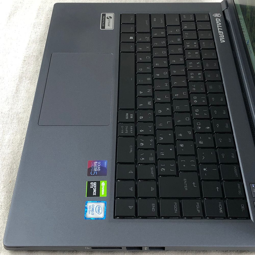 ◇ジャンク品◇ゲーミングノートPC GALLERIA ガレリア GCR1660TGF-QCG