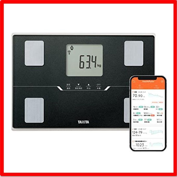 Amazon | タニタ 体組成計 RD-803L-BK【4C Technology 最新高精度測定