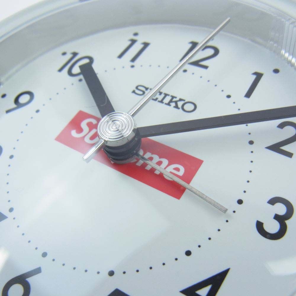 Supreme シュプリーム 置時計 22AW × Seiko セイコー Alarm Clock アラーム クロック 時計 ホワイト系【中古】