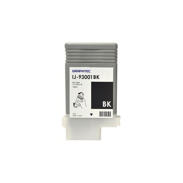 (まとめ）グラフテック インクタンク ブラック130ml IJ-93001BK 1個