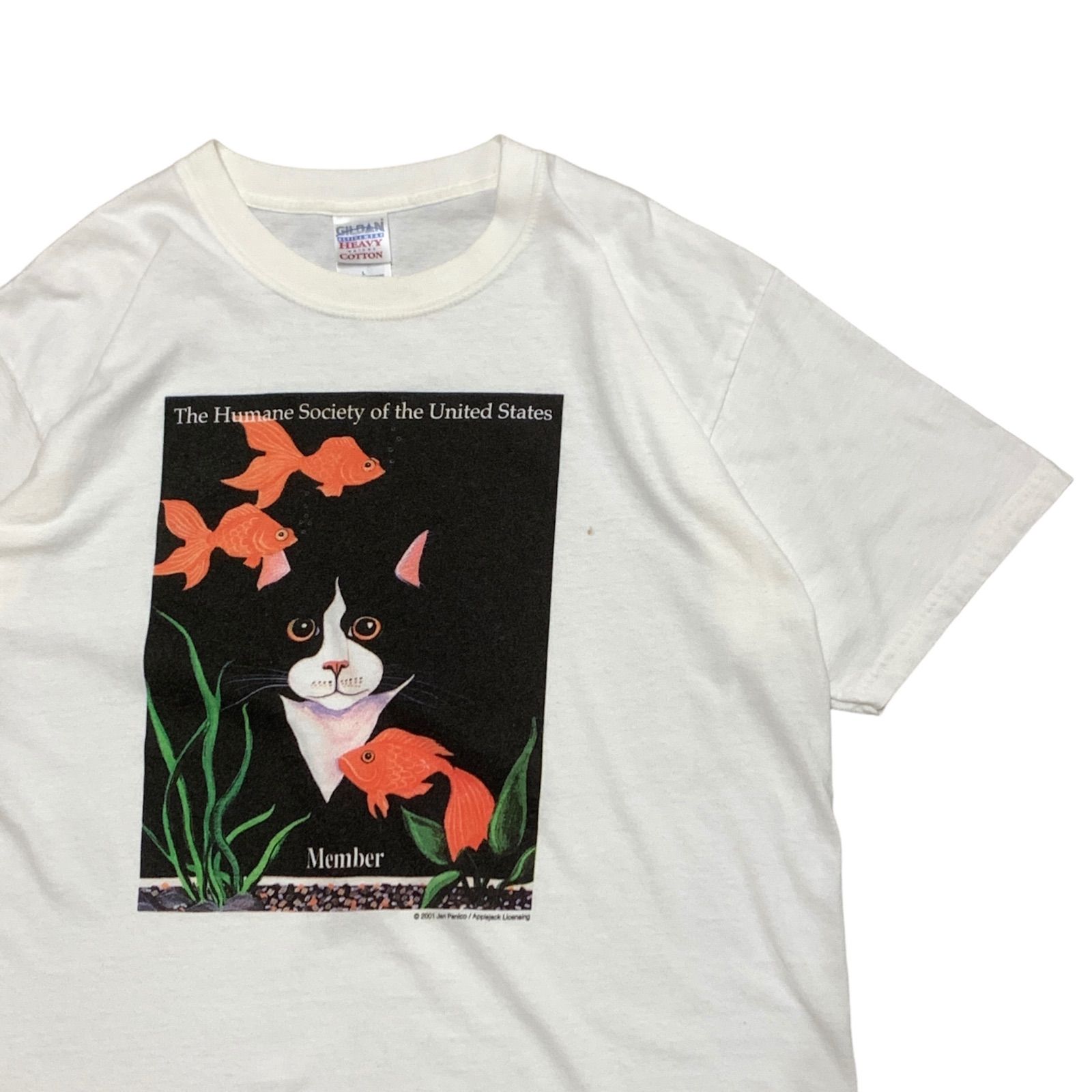 00s ”Jan Panico” Tee 00年代 ジャン・パニコ 猫 Tシャツ キャット 
