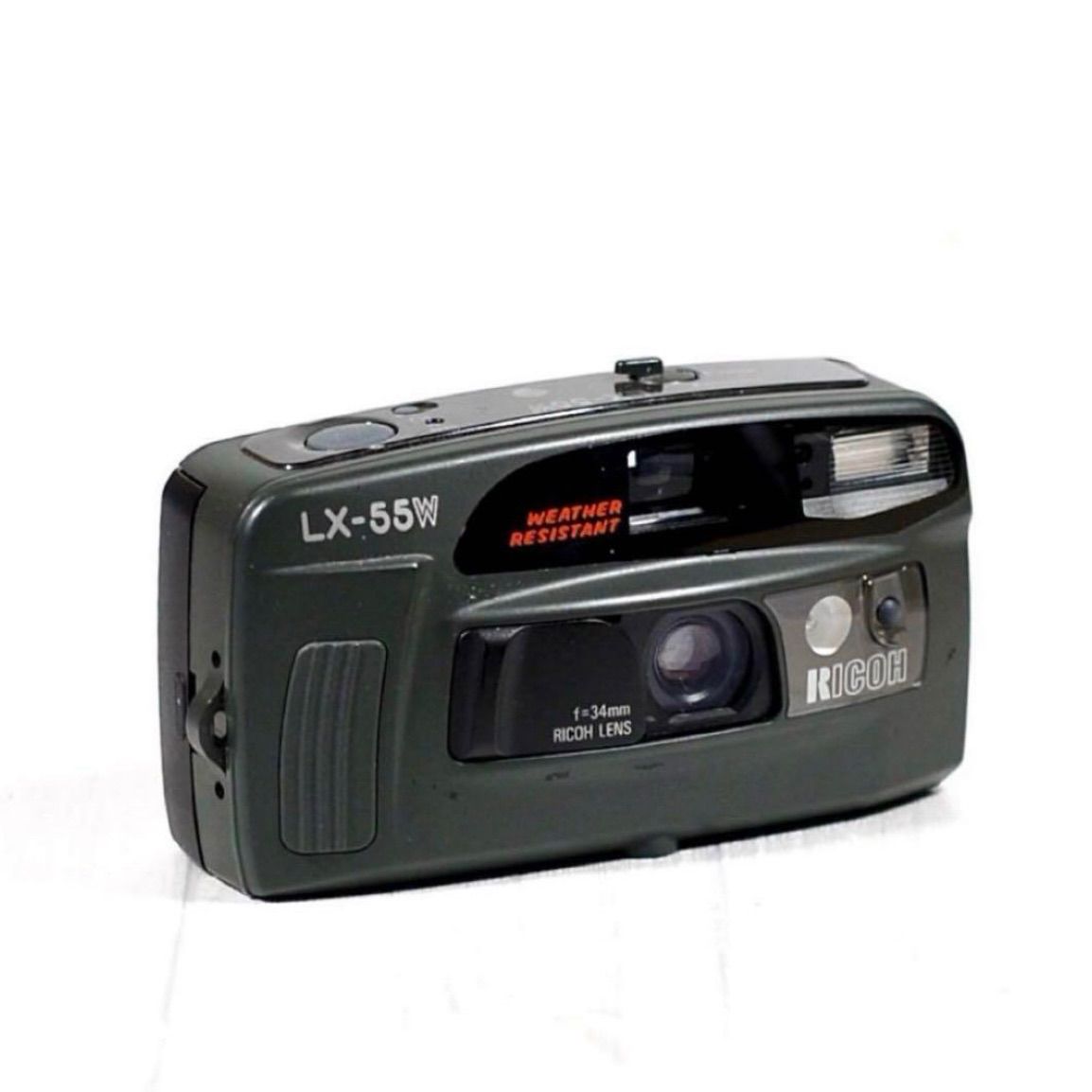 完動整備品 リコー LX-55W コンパクトフィルムカメラ ストロボ シャッター 初心者さんにおすすめ】新入荷 コンパクトフィルムカメラ リコー