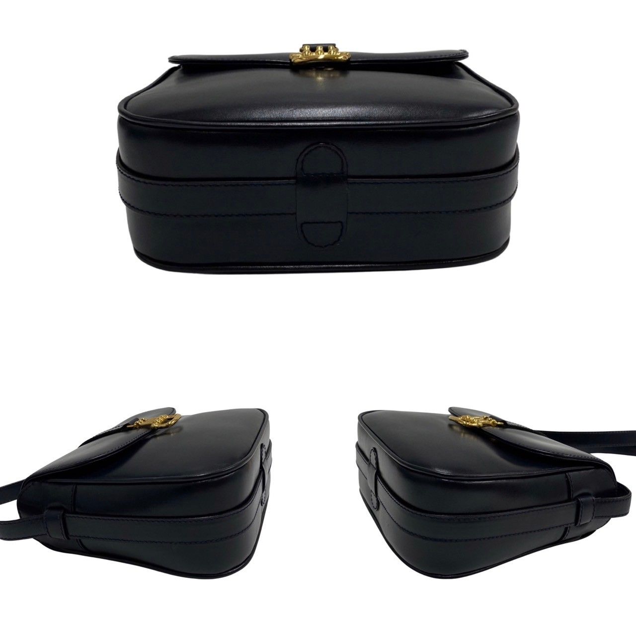 未使用保管品 保存袋付 CELINE セリーヌ ヴィンテージ ゴールド