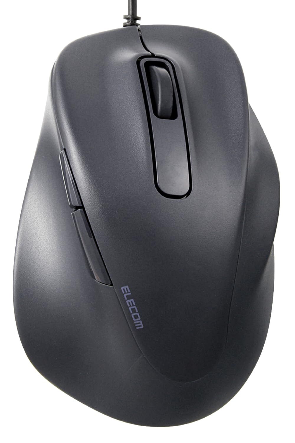【在庫処分】ブラック 抗菌 M-XGXL3UBSKBK AskDoctors評価サービス認証 5ボタン XLサイズ 静音 EX-G 有線マウス エレコム