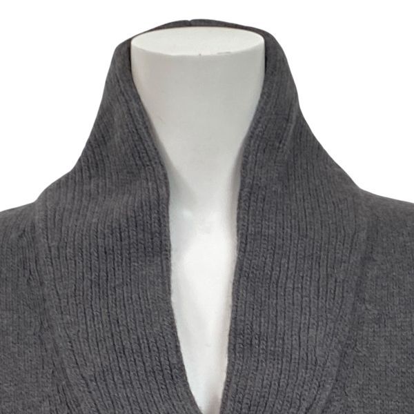 マーガレットハウエル HOWELL ショール ニットベスト ジレ グレージュ 毛 カシミア シルク 2 M 9号 レディース S 5 W 024