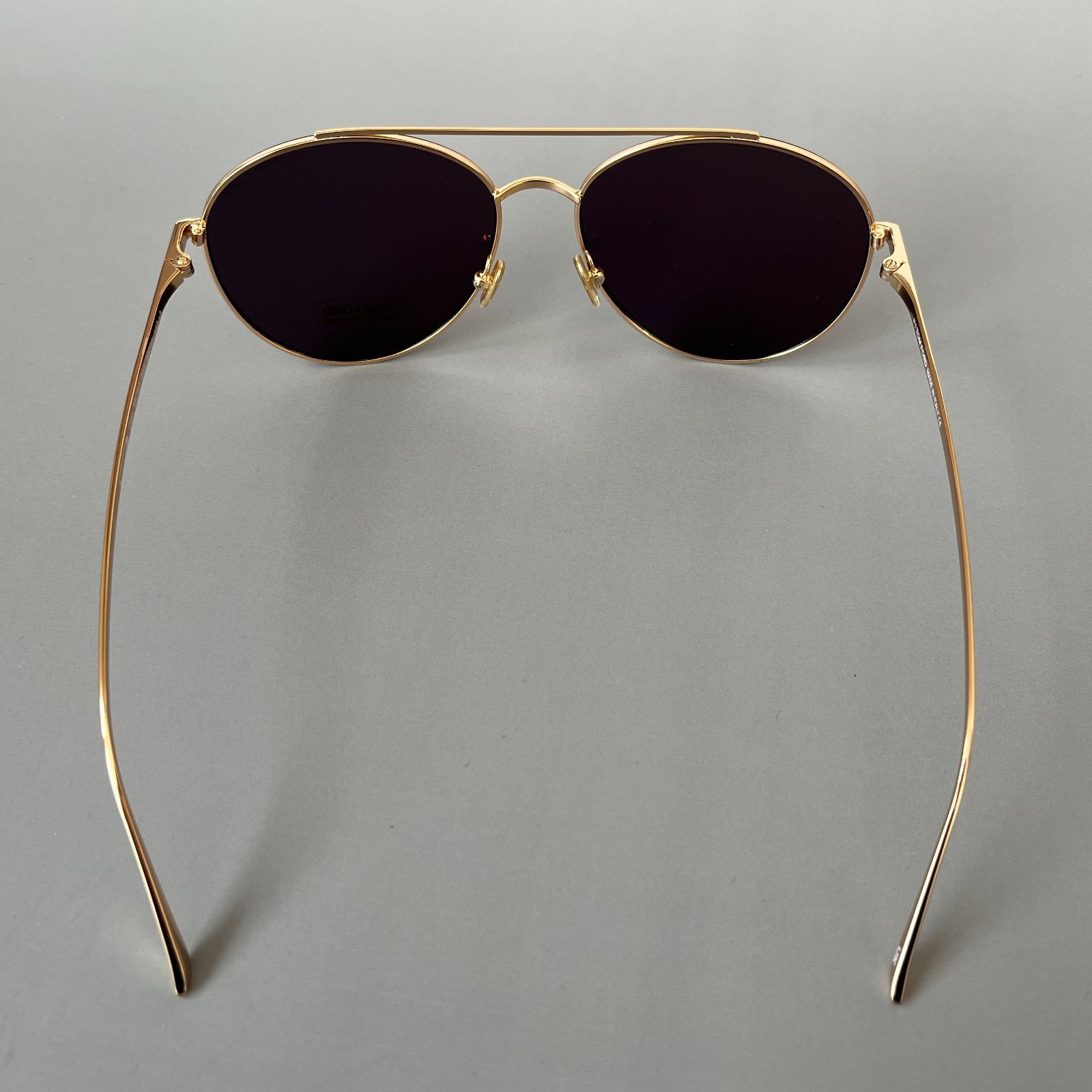 サングラス トムフォード TOM FORD ティアドロップ ゴールド グレー 