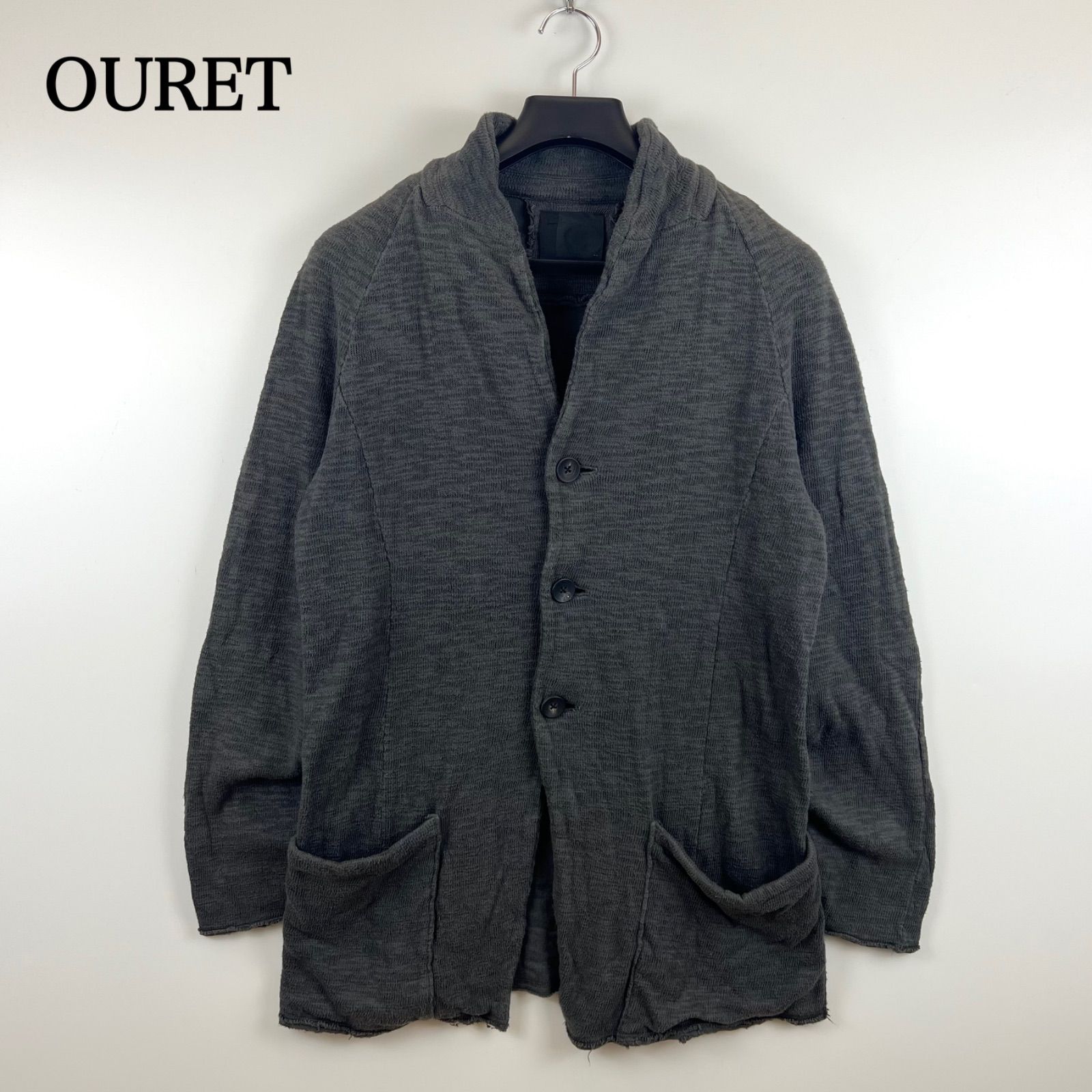 OURET BLACK RESORT Cotton Gaze 3B jacket 2 OR102-3671 オーレット 3 