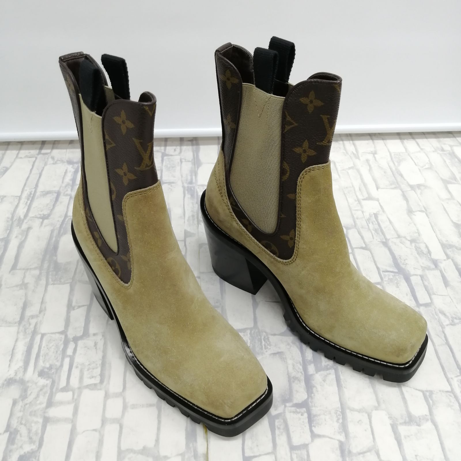  LOUIS VUITTON リミットレスライン ブーツ 38 MA 1107 その他 ブーツ