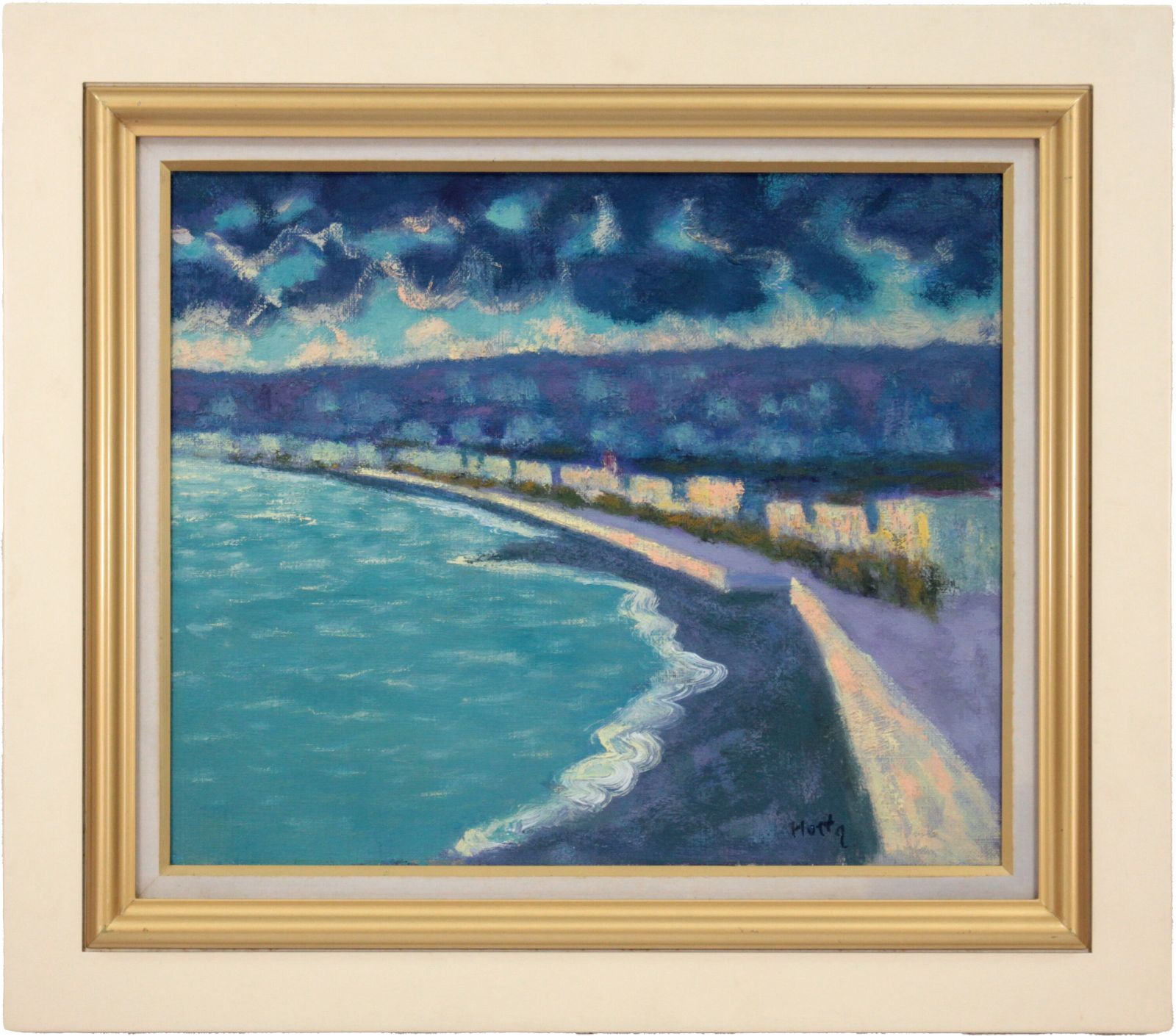 絵画 933 油絵/抽象画風/自然の造形/サボテン/さぼてん/S12号 712U