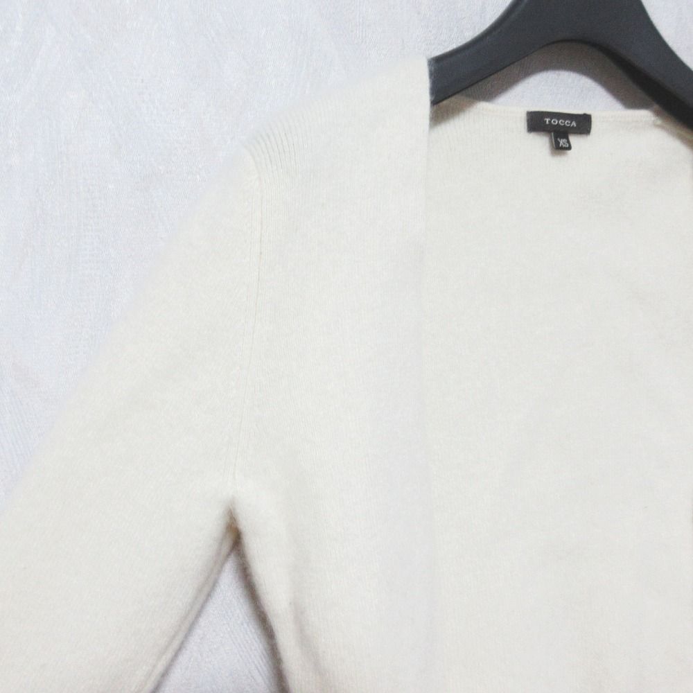 美品 TOCCA トッカ カシミヤ100％ ニットボレロカーディガン