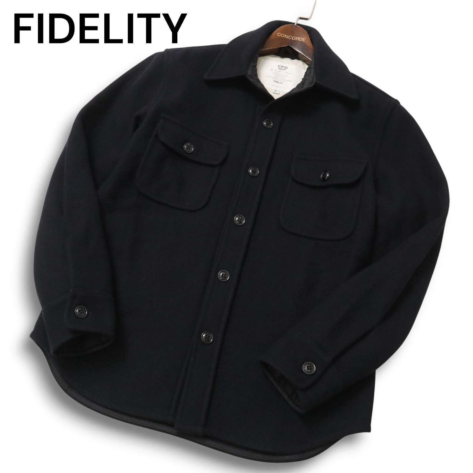 美品 USA製】FIDELITY フィデリティ 秋冬 メルトン ウール☆ CPO