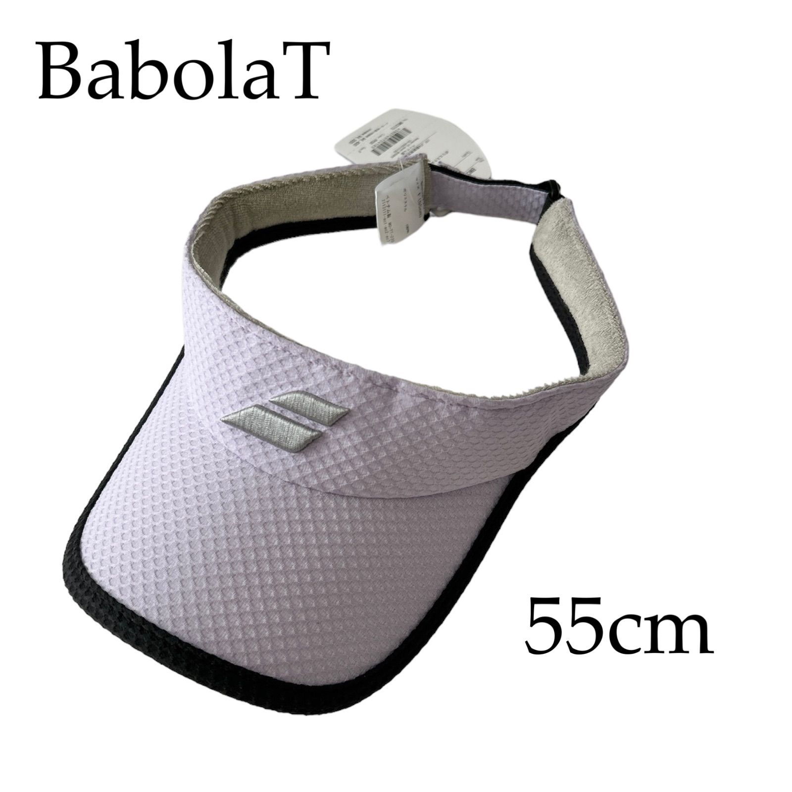 バボラ パープル サイズL +サンバイザー BabolaT テニス サンバイザー パープル - メルカリ