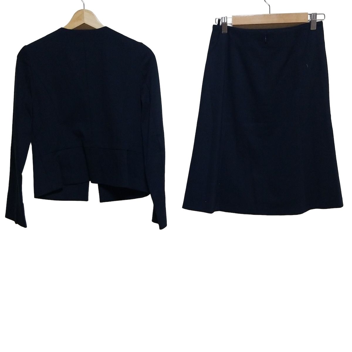 ReFLEcT(リフレクト) スカートスーツ レディース美品 - 黒 七分袖