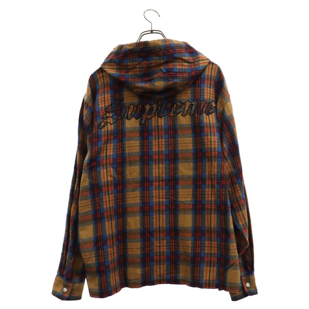 SUPREME (シュプリーム) 24SS Printed Hooded Flannel Shirt
