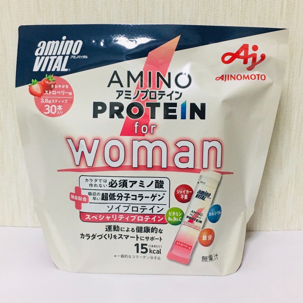 全品送料無料】 アミノバイタル アミノプロテイン for 30本入 Woman (1個) ストロベリー味 3.8g× プロテイン 