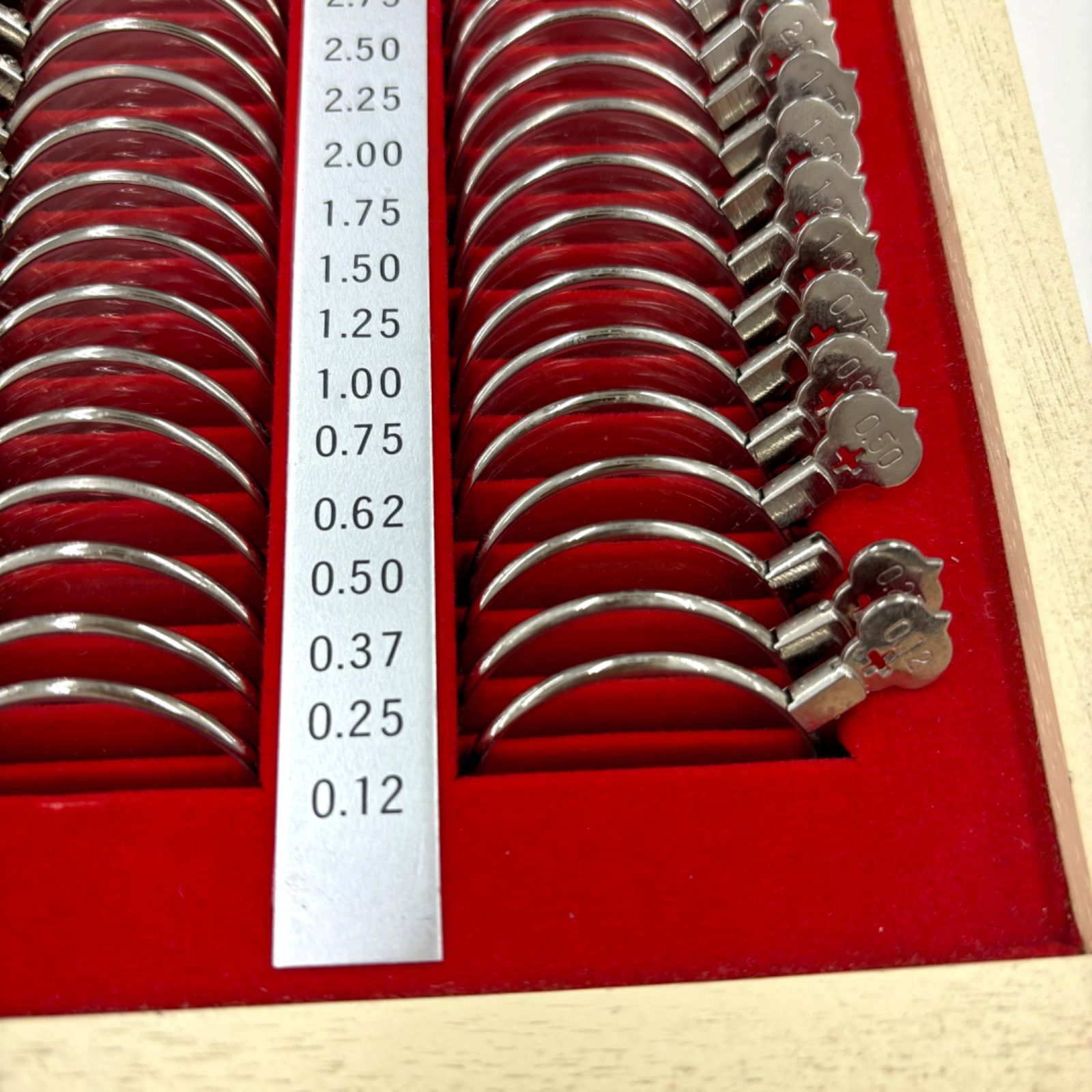 GK2【中古品】検眼レンズセット 視力検査用レンズ テストレンズ