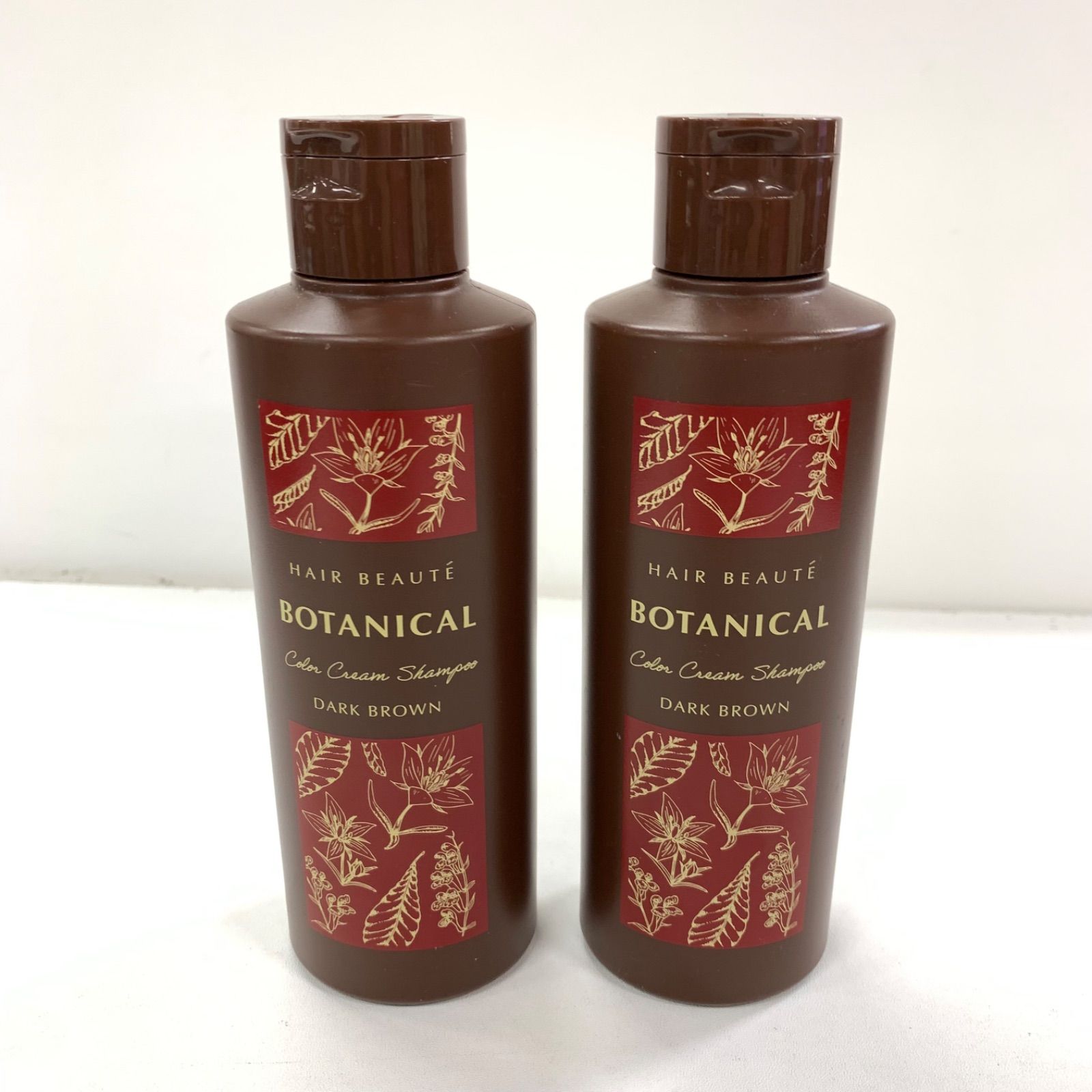 HAIR BEAUTE カラークリームシャンプー ダークブラウン 200ml HAIR BEAUTE BOTANICAL カラーケアシャンプー ダークブラウン