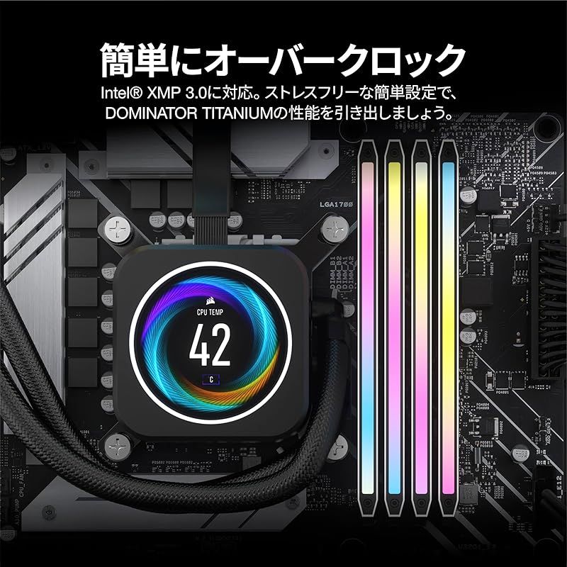 大好き CORSAIR DDR5-6400MHz デスクトップPC用メモリ DOMINATOR TITANIUM DDR5シリーズ PC5-51200 Intel XMPメモリキット 32GB ホワイト 16GB×2枚 CL32 CMP32GX5M2B6400 ミニマムの