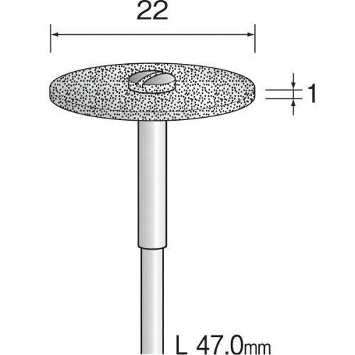 2営業日で発送 ミニター ミニモ レジンボンドダイヤモンドバー 140 Φ22
