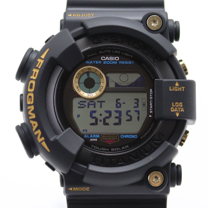 CASIO カシオ G-SHOCK フロッグマン 腕時計 ソーラー GW-8230B-9AJR メンズ 中古 美品 - メルカリ