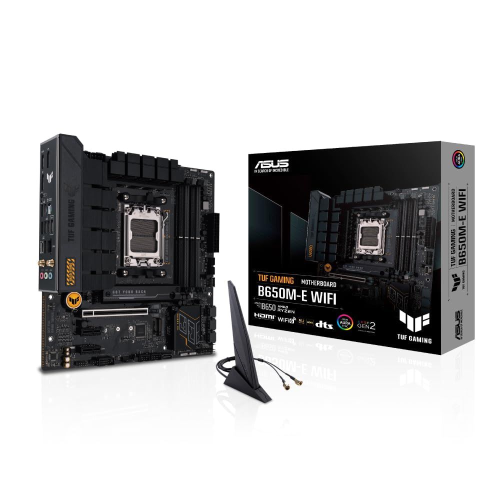 ASUS TUF GAMING B650M-E WIFI AMD Ryzen 7000 シリーズ AM5 対応 B650M-E 搭載 microATX マザーボード/国内正規代理店品