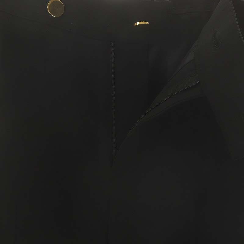 新品】グレースクラス アセテートワイドパンツ 黒 36