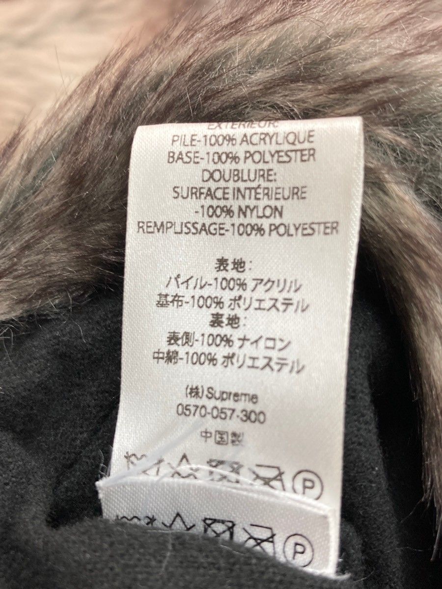 シュプリーム SUPREME 20AW Faux Fur Reversible Hooded Jacket フェイクファー リバーシブル フーデッド  筆記体 茶色 ジャケット ロゴ ブラウン Lサイズ 104MT-328 - メルカリ