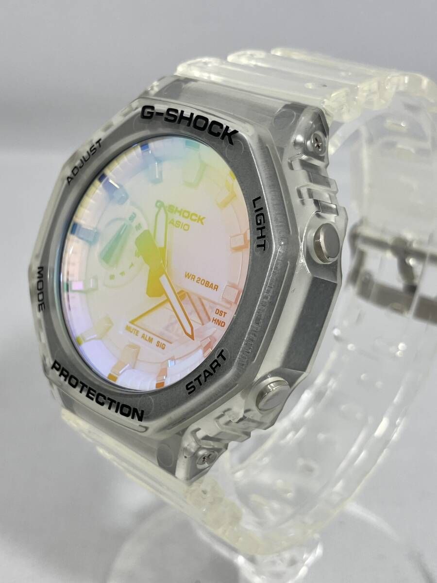 CASIO カシオ G-SHOCK GA-2100SRS 腕時計 スケルトン クォーツ メンズ