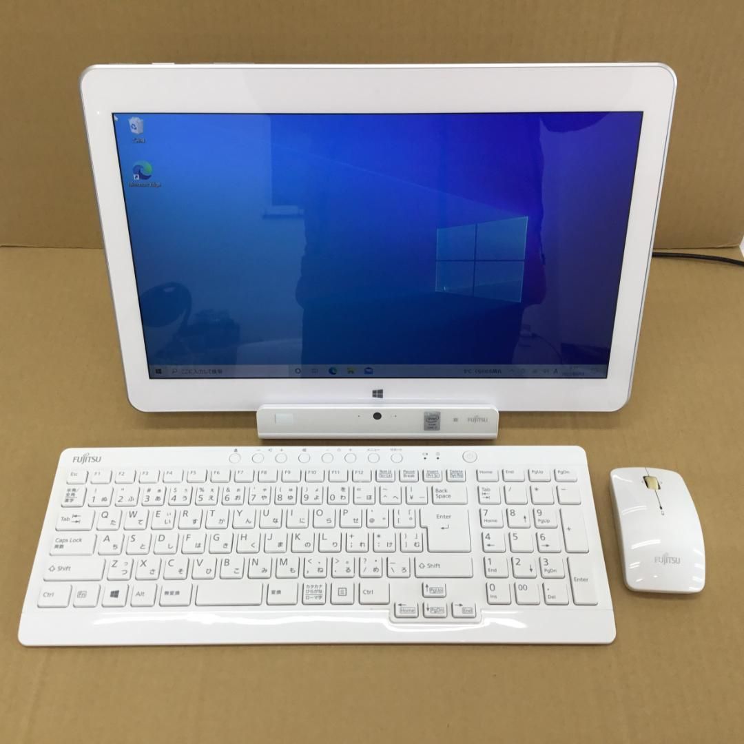 富士通 一体型デスクトップ FMVG77TWJ CI7 8GB 1TB15.6