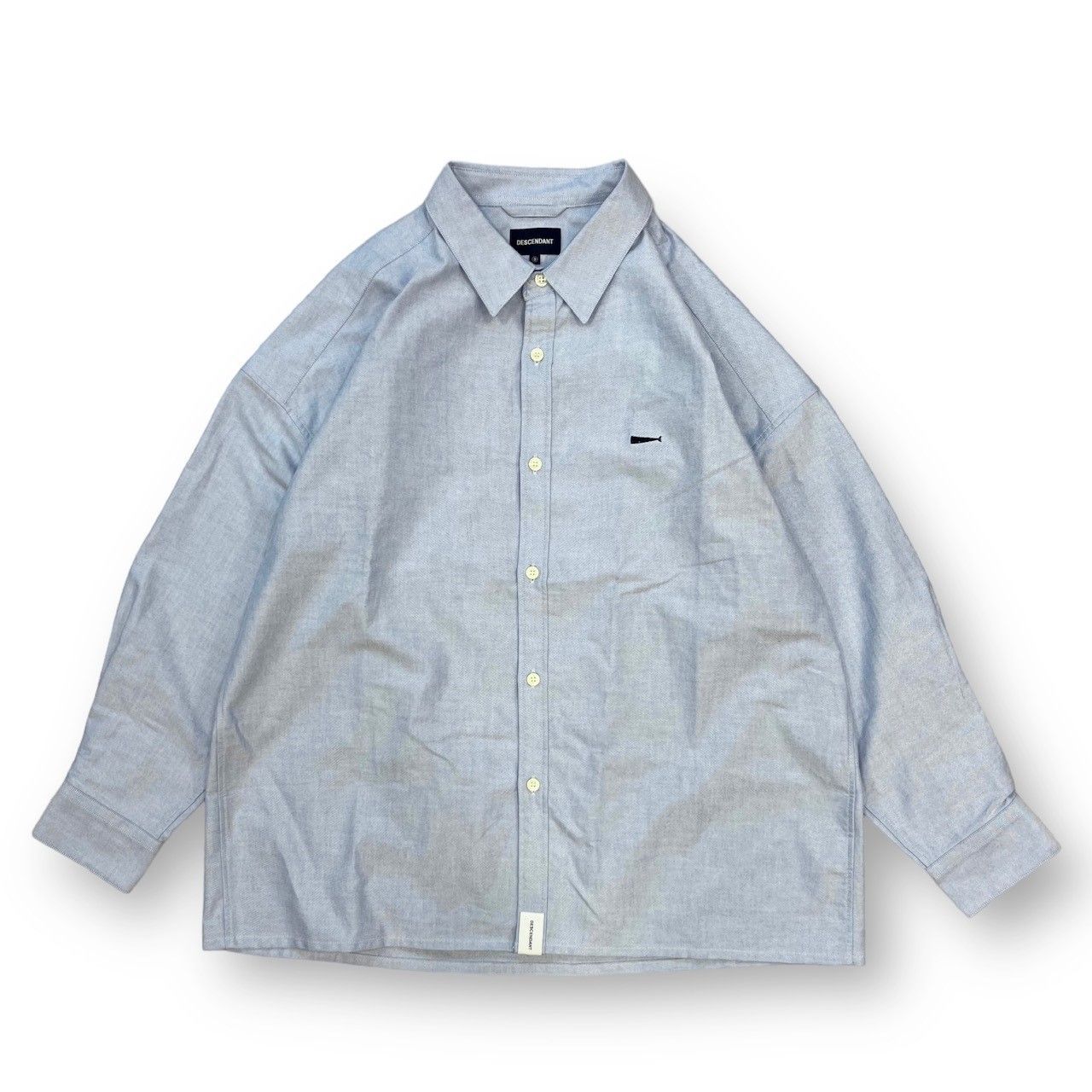 DESCENDANT 22SS TIDE OXFORD LS SHIRT 2番-