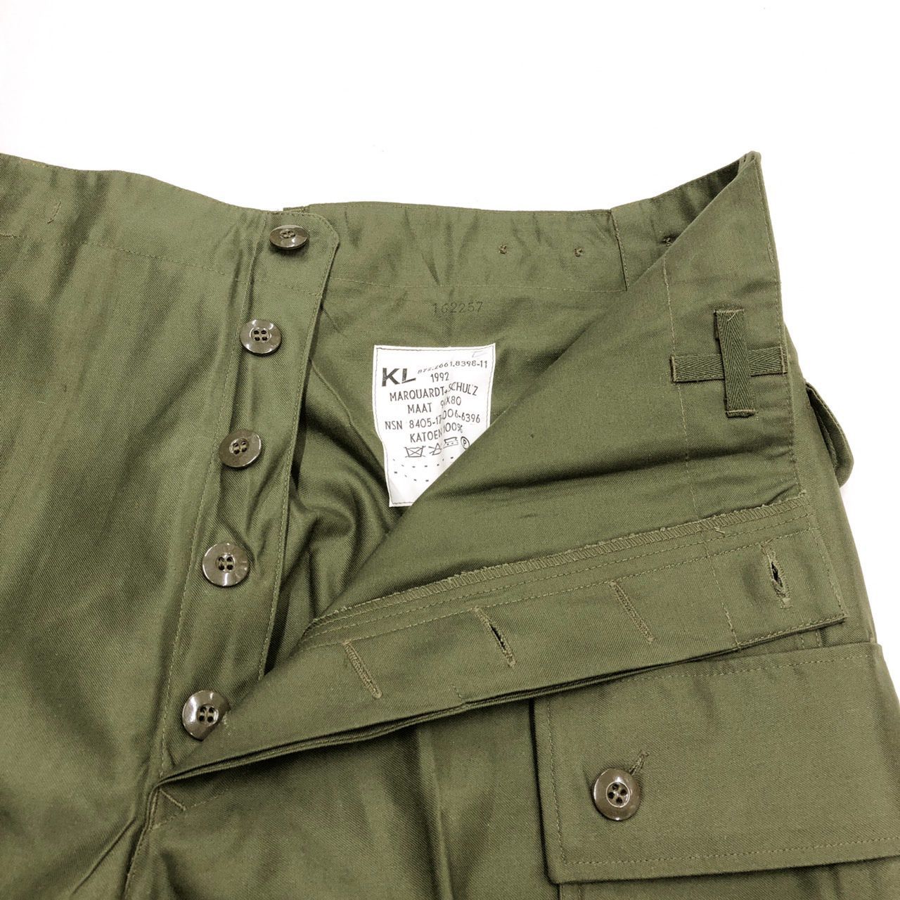 90's デッドストック オランダ軍 ダブルフェイス カーゴパンツ
