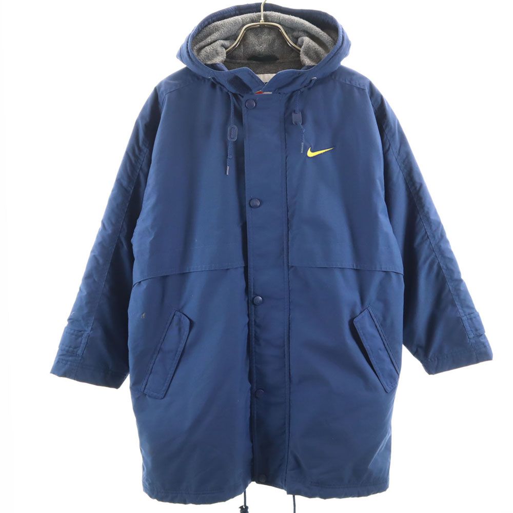 ♦︎白タグ　90s' NIKE ベンチコート♦︎ ナイキ 90s 00s オールド 白タグ ベンチコート M(10-12