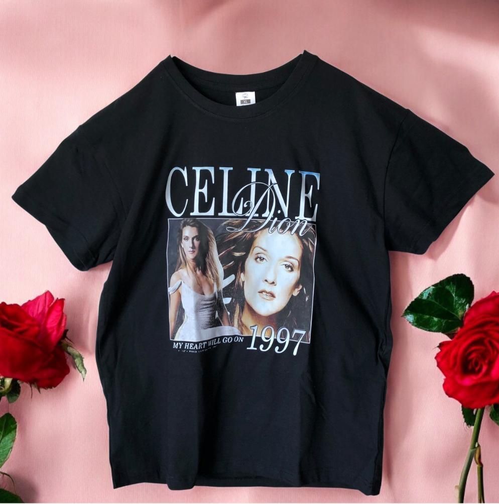 Celine dion Tシャツ My Heart Will Go On XL Céline Dion TシャツMy Heart Will Go OnサイズXL - メルカリ