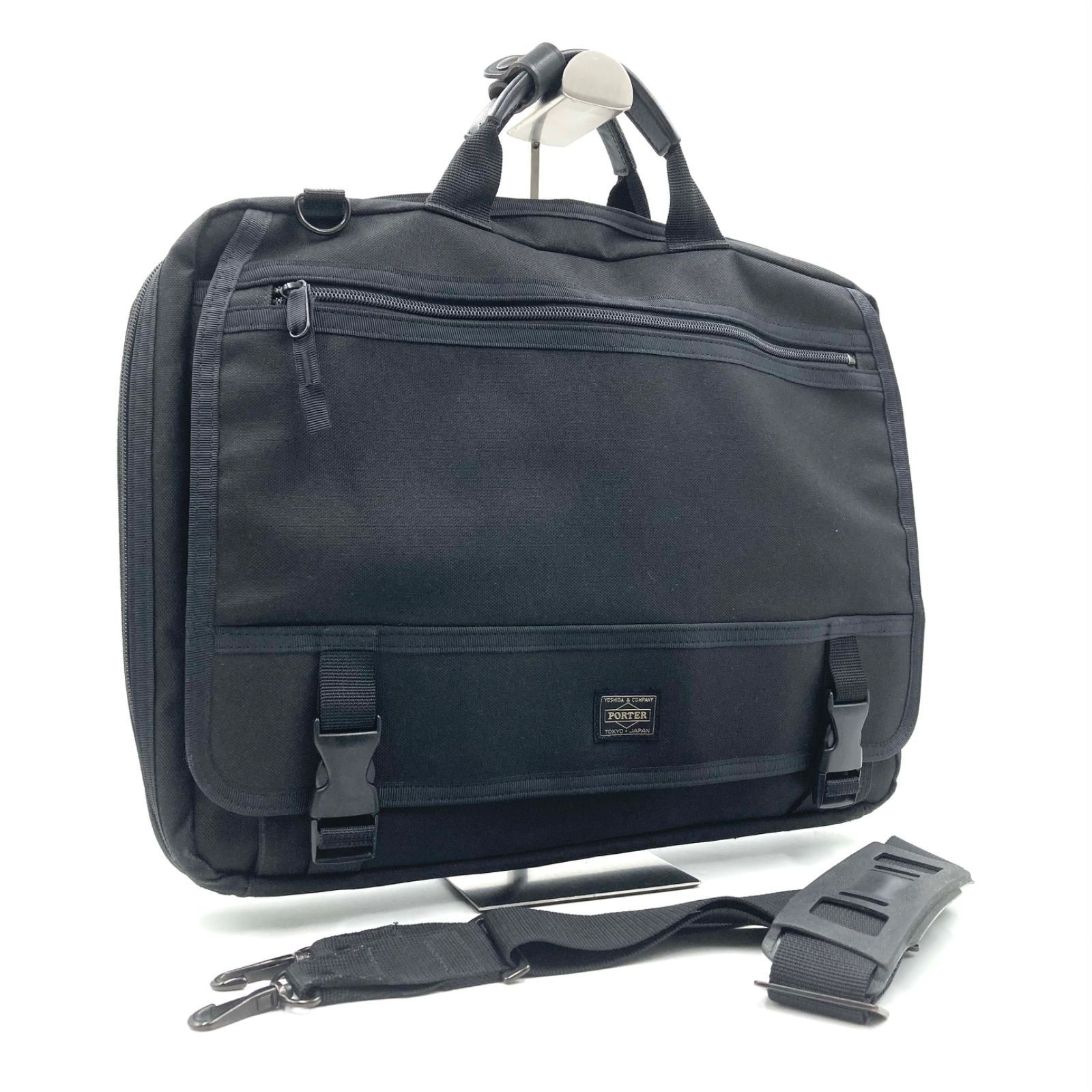 □極美品□PORTER ポーター 吉田カバン 2way メッセンジャー