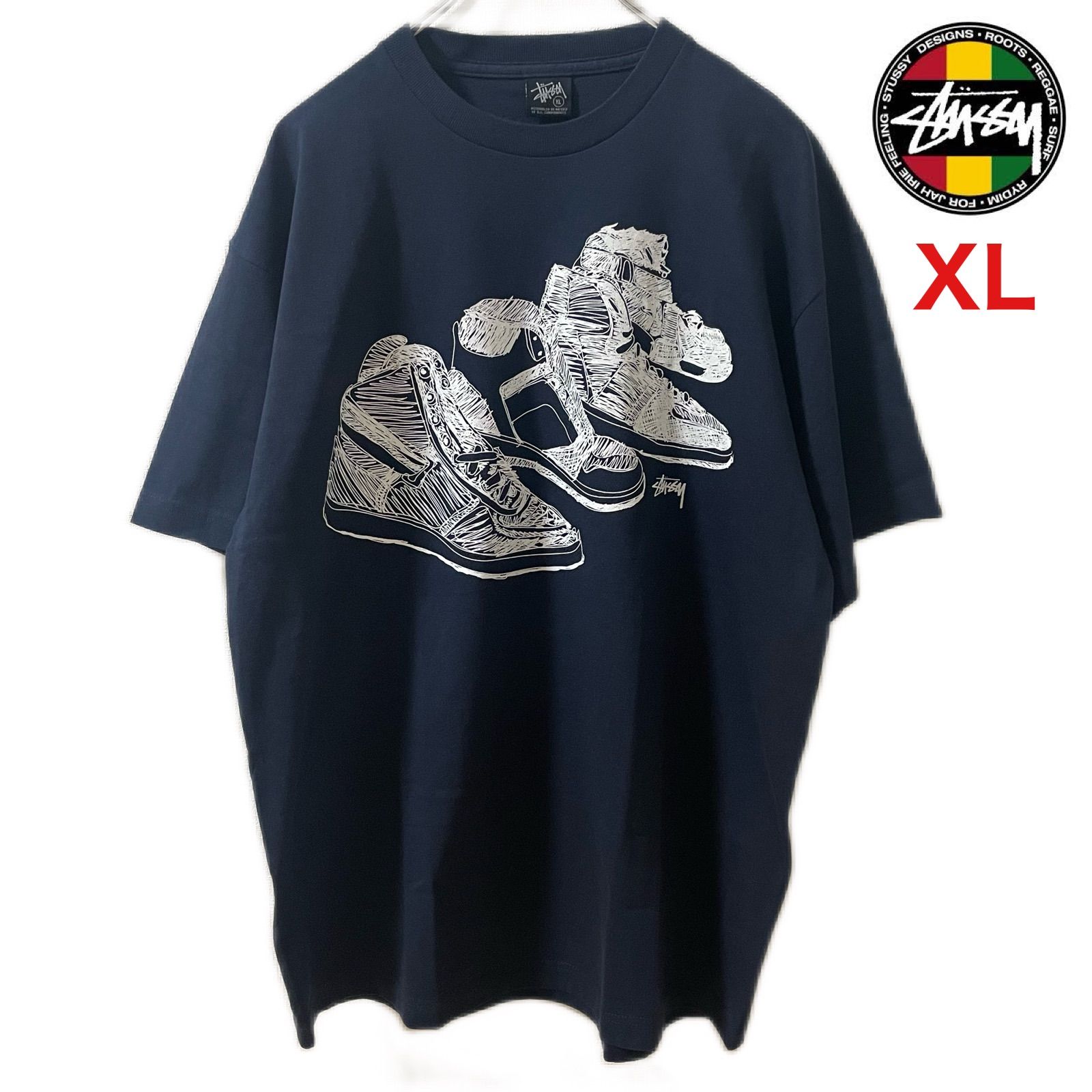 STUSSY SNEAKER PRINT TEE メキシコ製 未使用品 - メルカリ