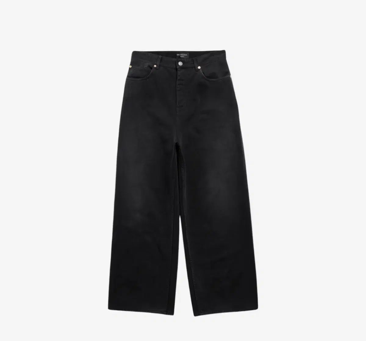 【雷市場（ポンジャン）商品韓国直送】 BALENCIAGA(バレンシアガ) バギー パンツ フェイディド 黒 XS