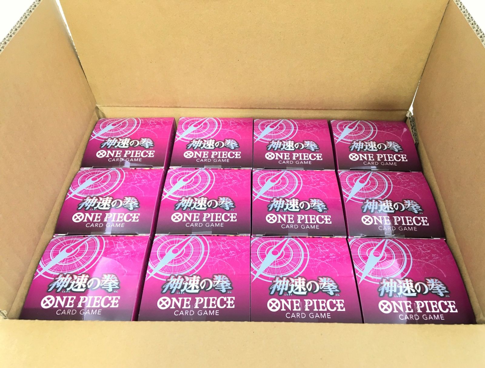 神速の拳 テープ付き 12ボックス 1カートン分 ワンピース 神速の拳 1