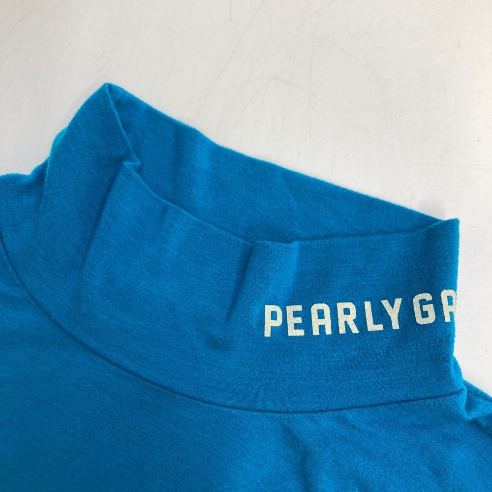 PEARLY GATES ネイビー ハイネックシャツ サイズ5 サイズ：5 PEARLY GATES パーリーゲイツ ハイネック 長袖Tシャツ