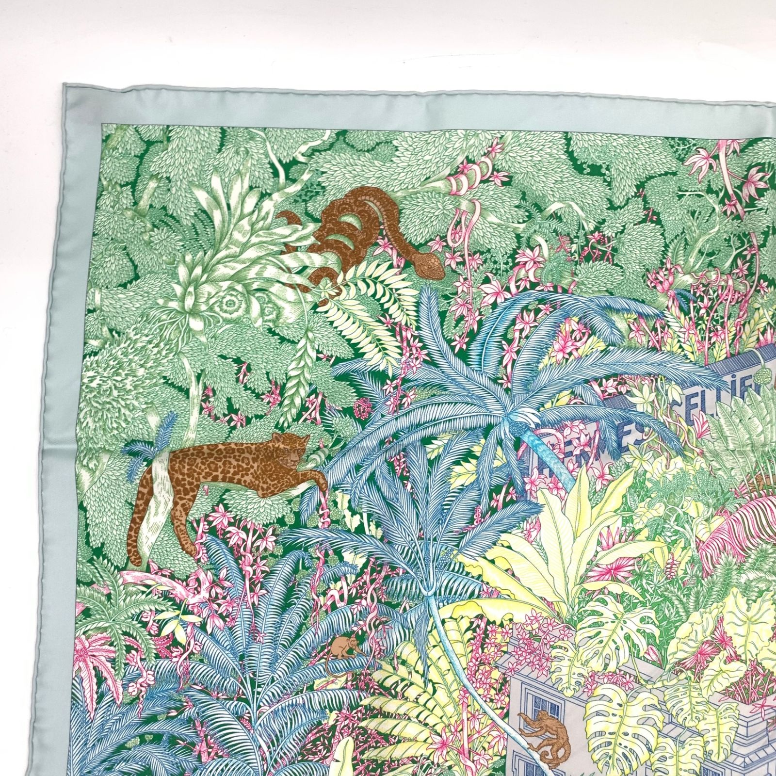 未使用級 HERMES エルメス カレ90 Faubourg Tropical フォーブル