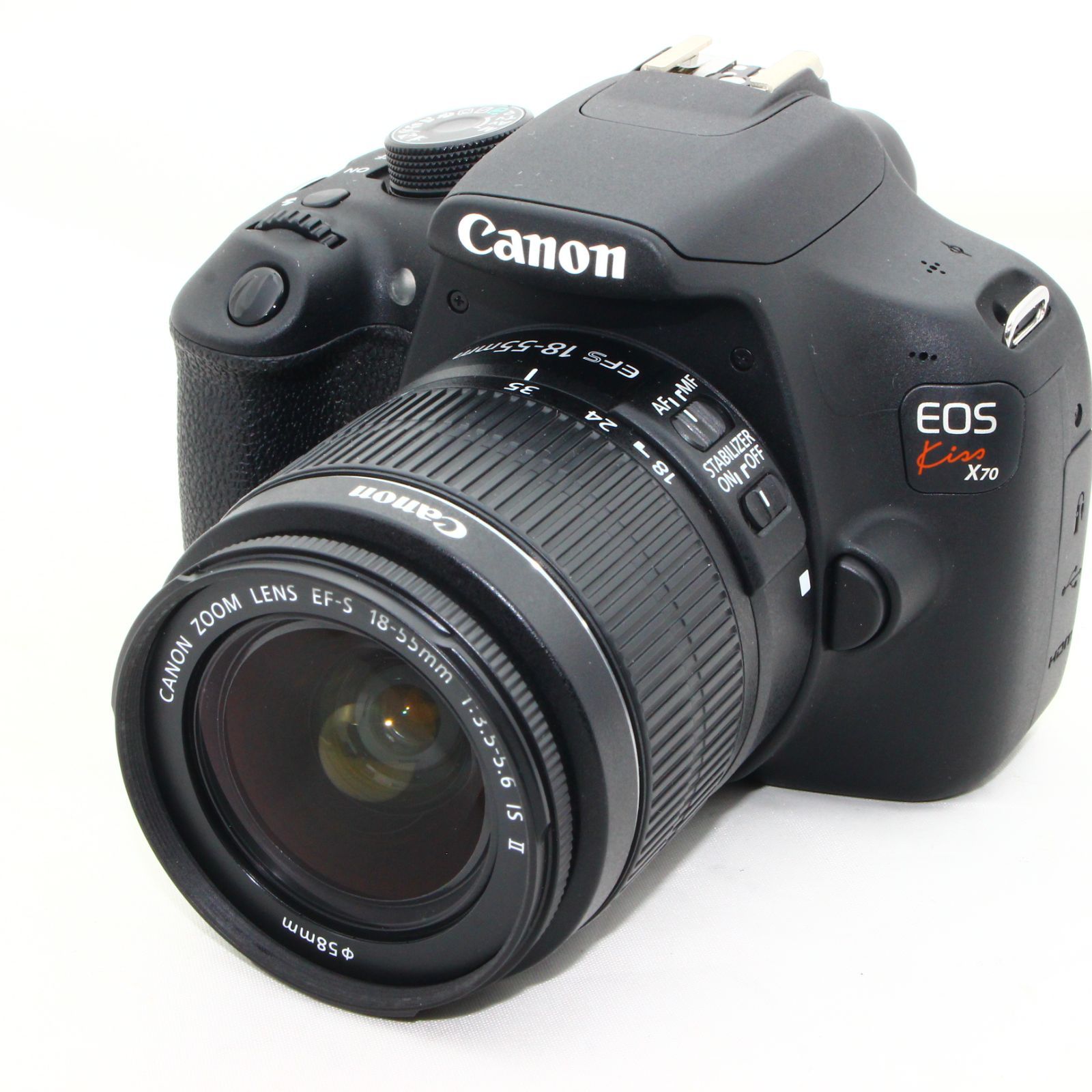 Canon デジタル一眼レフカメラ EOS Kiss X70 レンズキット EF-S18-55mm