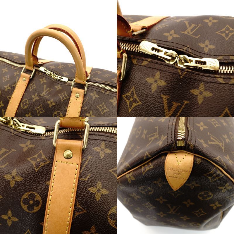 ルイヴィトン LOUIS VUITTON キーポル 55 モノグラム ボストンバッグ 旅行用 ブラウン 7-9-285 NEXPOTALLINN_EU