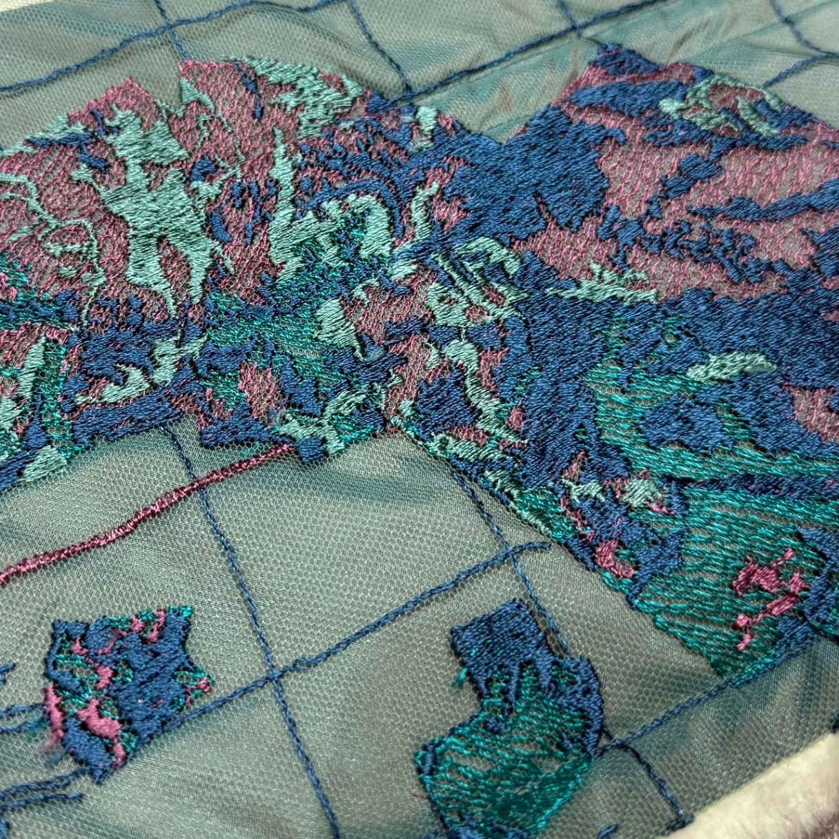 ha za ma ハザマ 無知へと達するレーススヌード F ターコイズ 14844