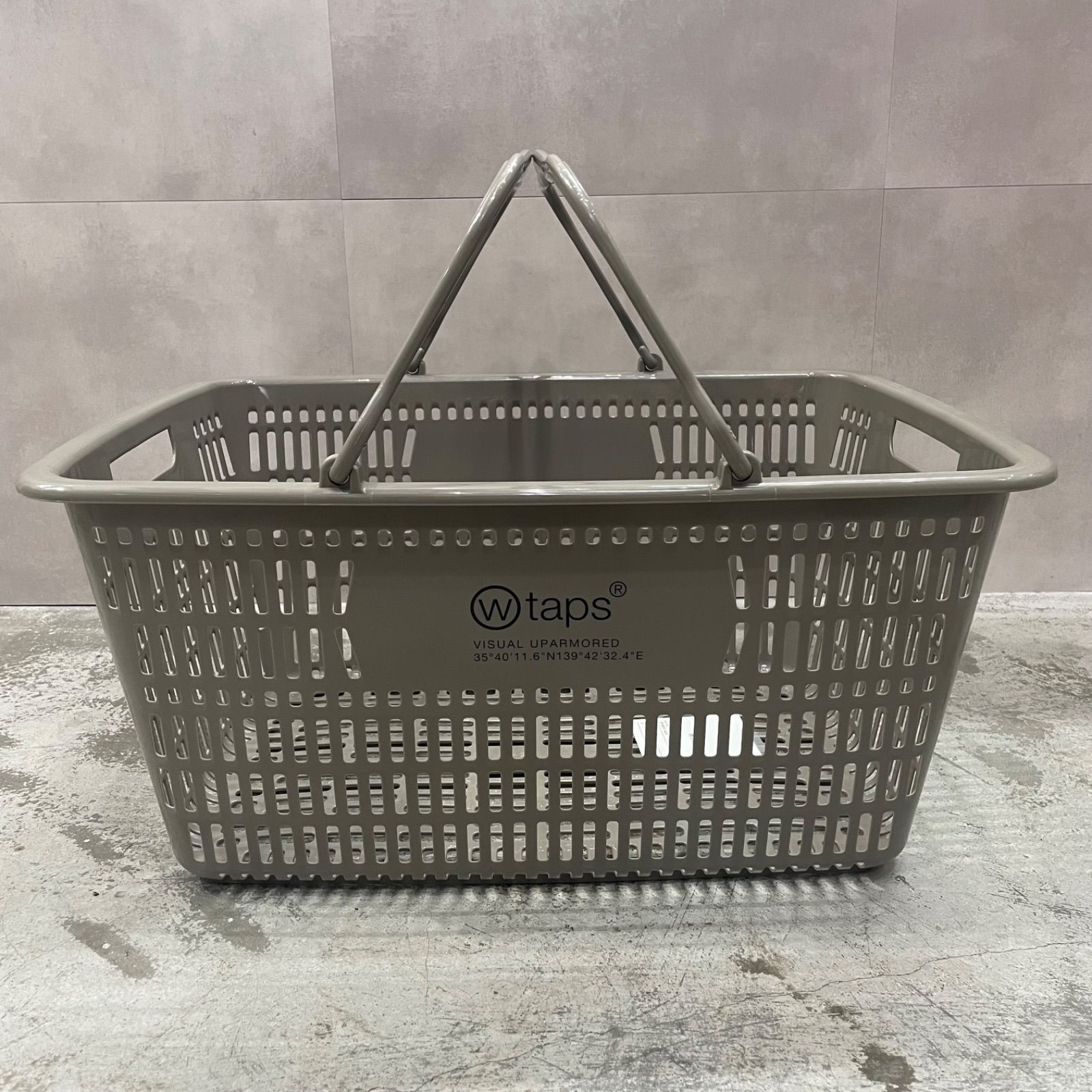 小物 23SS WTAPS GARAGE BASKET / COYOTE BROWN WTAPS Men's 03 Shopping Basket in Coyote Brown WTAPS