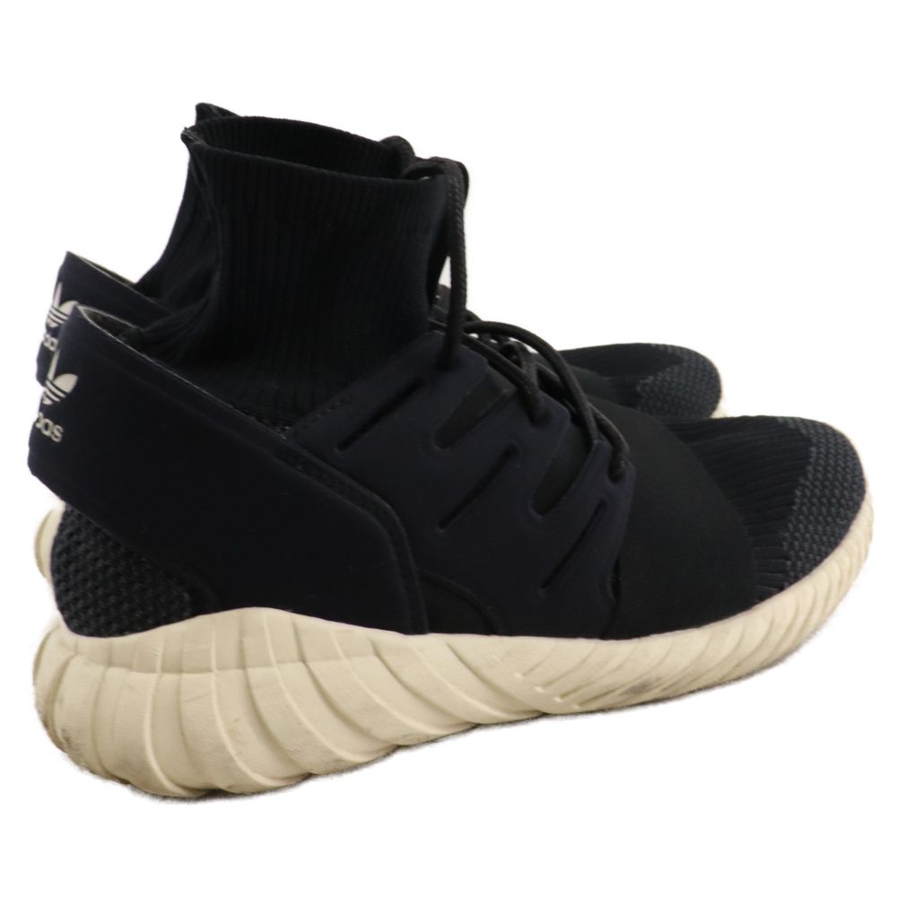 adidas (アディダス) TUBULAR DOOM PK チューブラー ドゥーム ハイカットソックススニーカー ブラック US8.5/26.5cm S74921