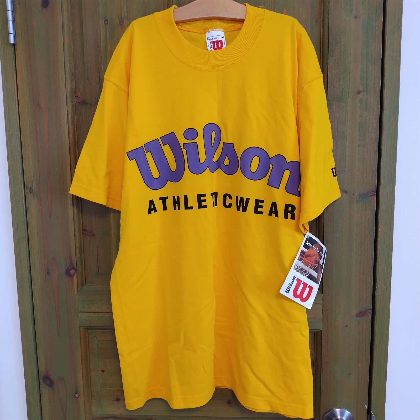 90s USA製 タグ付き デッドストック Wilson ATHLETIC WEAR ウィルソン 
