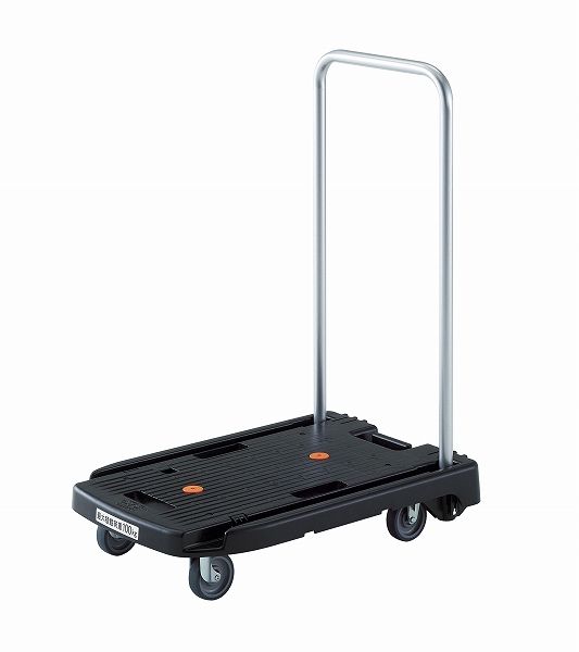 樹脂運搬車 こまわり君 ブラック 折りたたみハンドル MP-6039N2-BK(0215611)