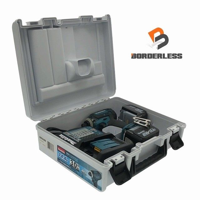 makita マキタ 18V 充電式インパクトドライバ TD138DRFX バッテリー2個 14.4V 3.0Ah 充電器 ケース付き