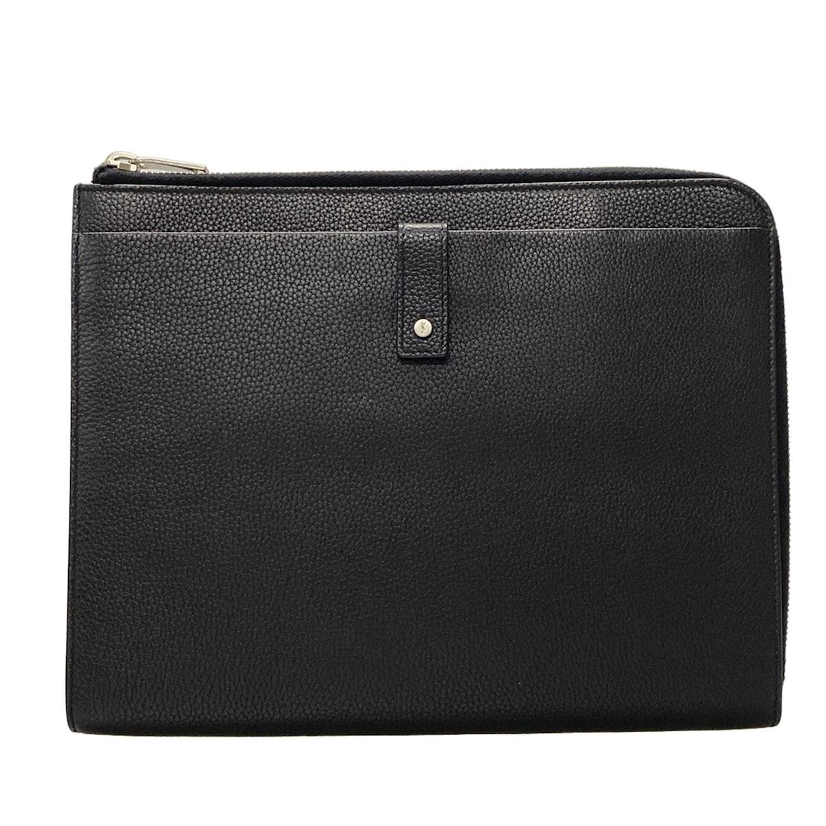 SAINT LAURENT PARIS サンローランパリ クラッチバッグ サックドジュール 507686 黒 L字ファスナー レザー